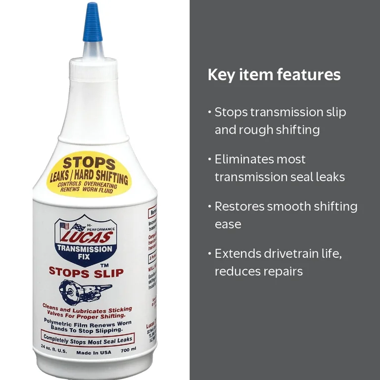 Lucas LUC10009 Transmission Fix 24 oz., Brown Packaging May Vary