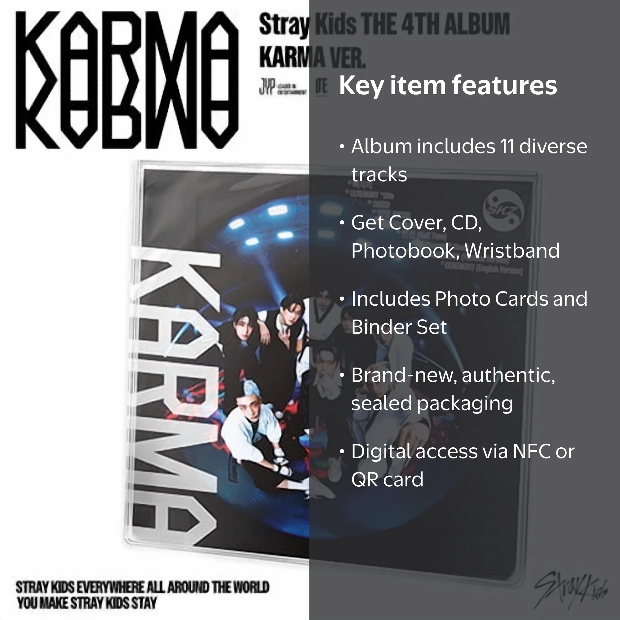STRAY KIDS - [KARMA] 4th Album LIMITED KARMA Version - Walmart.com