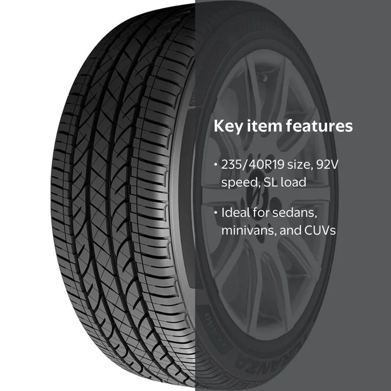 Bridgestone Turanza EL440 All Season 235/40R19 92V Passenger Tire