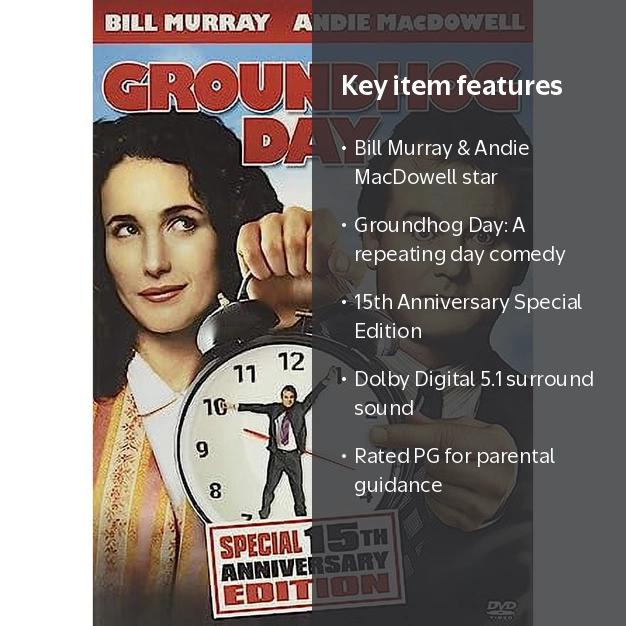 Sony Pictures Entertainment, DVD, Groundhog Day 15th Anniversary