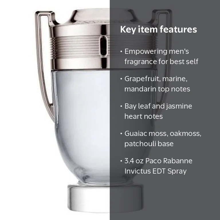 Paco Rabanne, Invictus Eau De Toilette Spray, 3.4 Oz, Men's