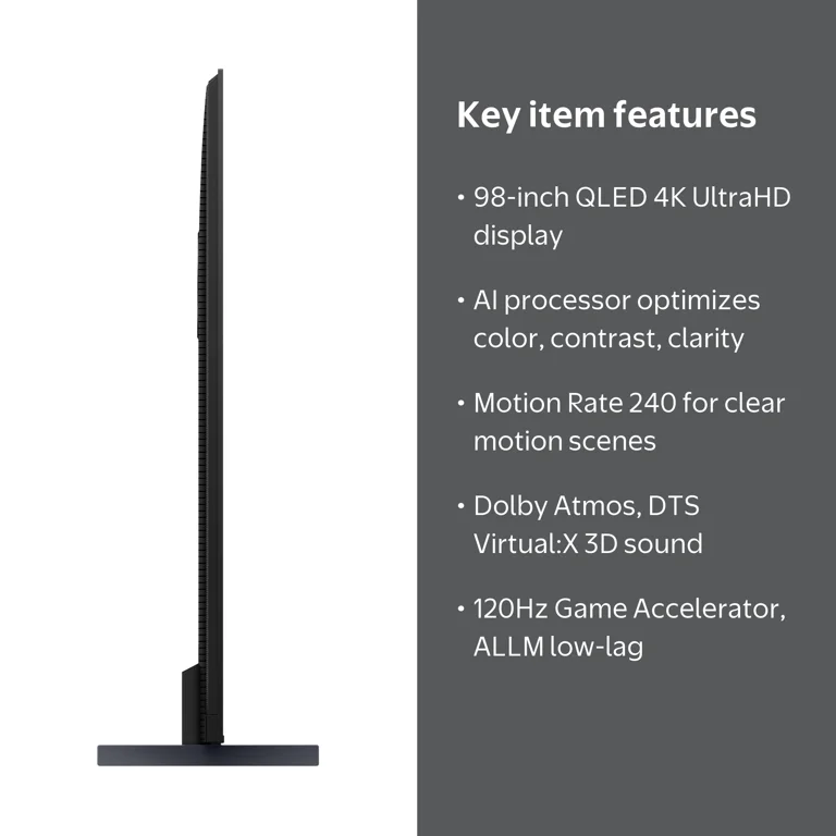 TCL, 98‚Äù Class Q6 QLED 4K UHD HDR Smart Google TV, 98Q651G