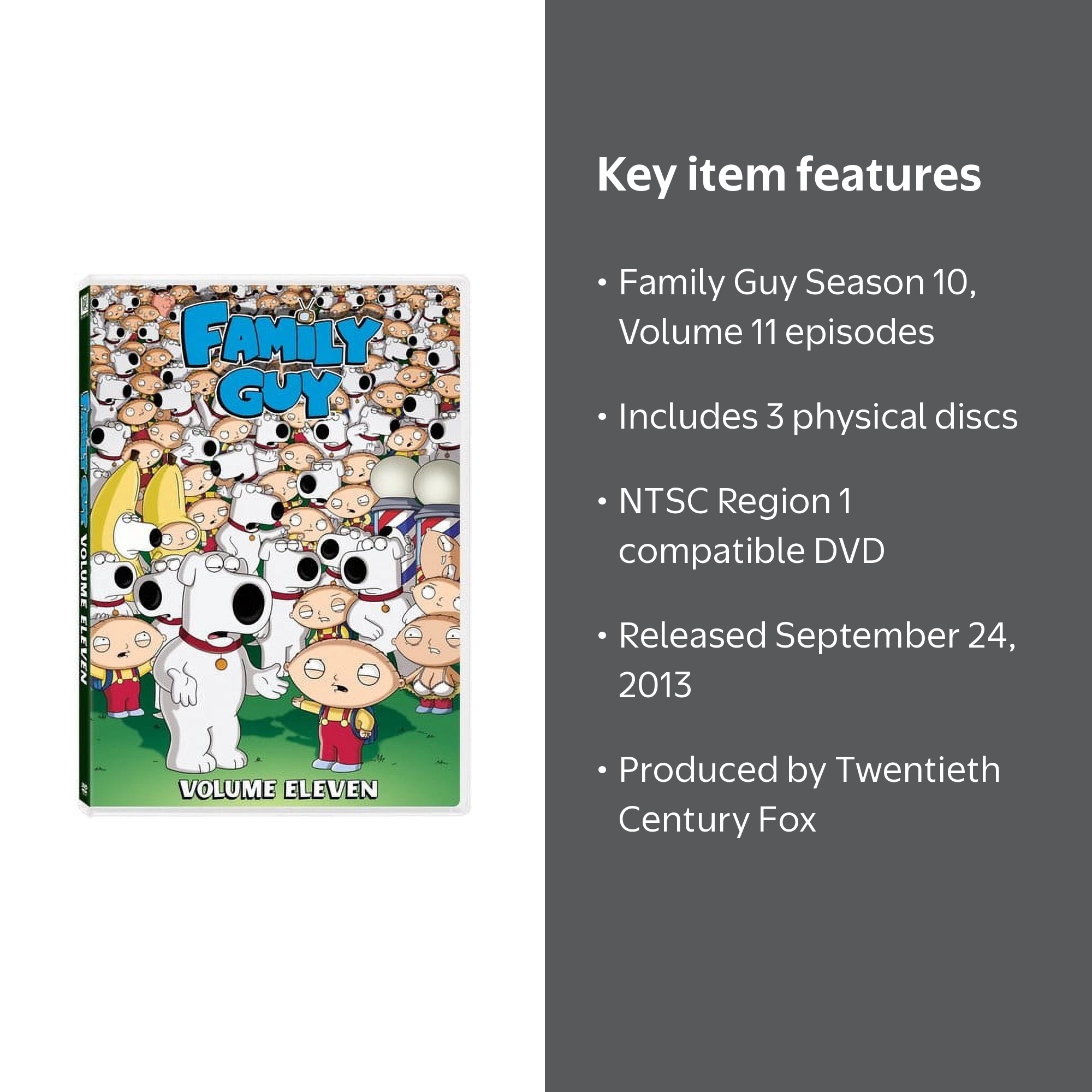 その他 Family Guy: Season 10 - Vol. 11/ [DVD] [Import] rdzdsi3 Family Guy: Vol. 11 [DVD] - Walmart.com