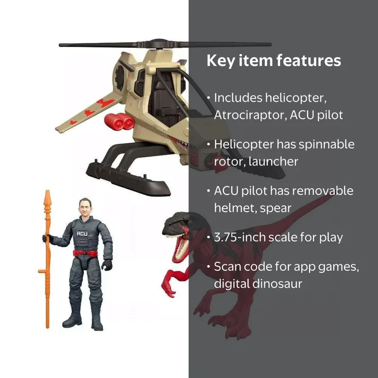 Jurassic World Reimagined Chopper Chase Pack Action Figure Set