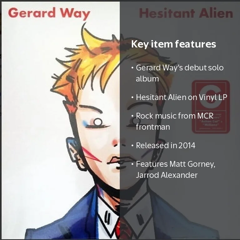 Gerard Way Hesitant Alien マイケミ LP レコード Gerard Way - Hesitant Alien - Music & Performance - Vinyl