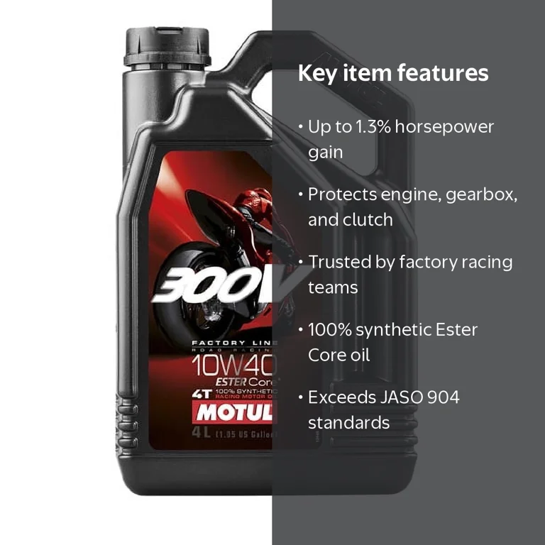 Motul, 300V Factory Line, 4L, Synthetic Motorcycle Oil - Walmart.com