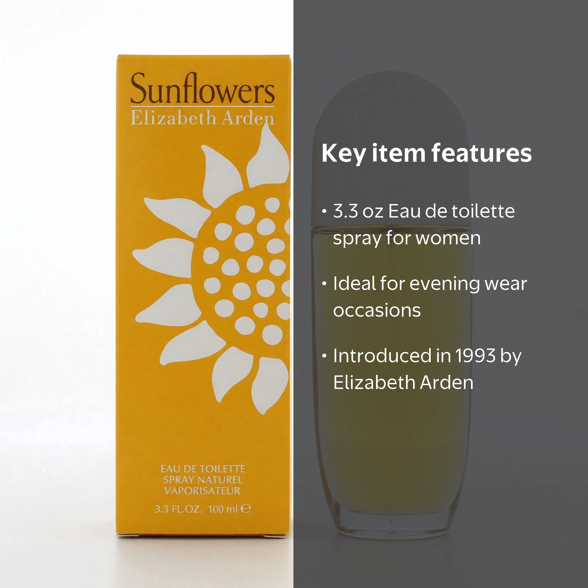 Elizabeth Arden, Sunflowers Eau de toilette Perfume, 3.3 oz
