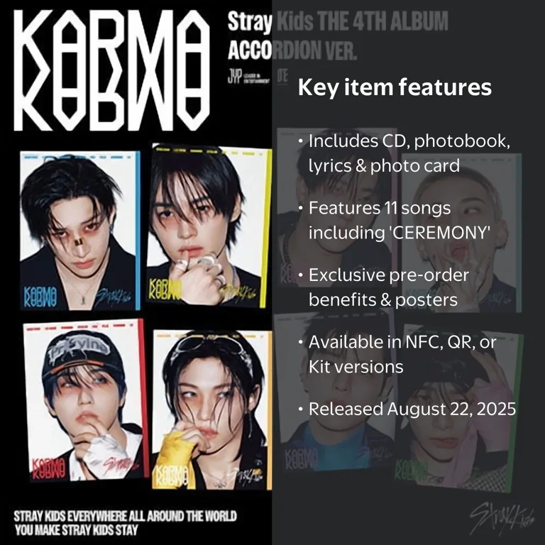 STRAY KIDS - [KARMA] 4th Album ACCORDION CHANGBIN Version