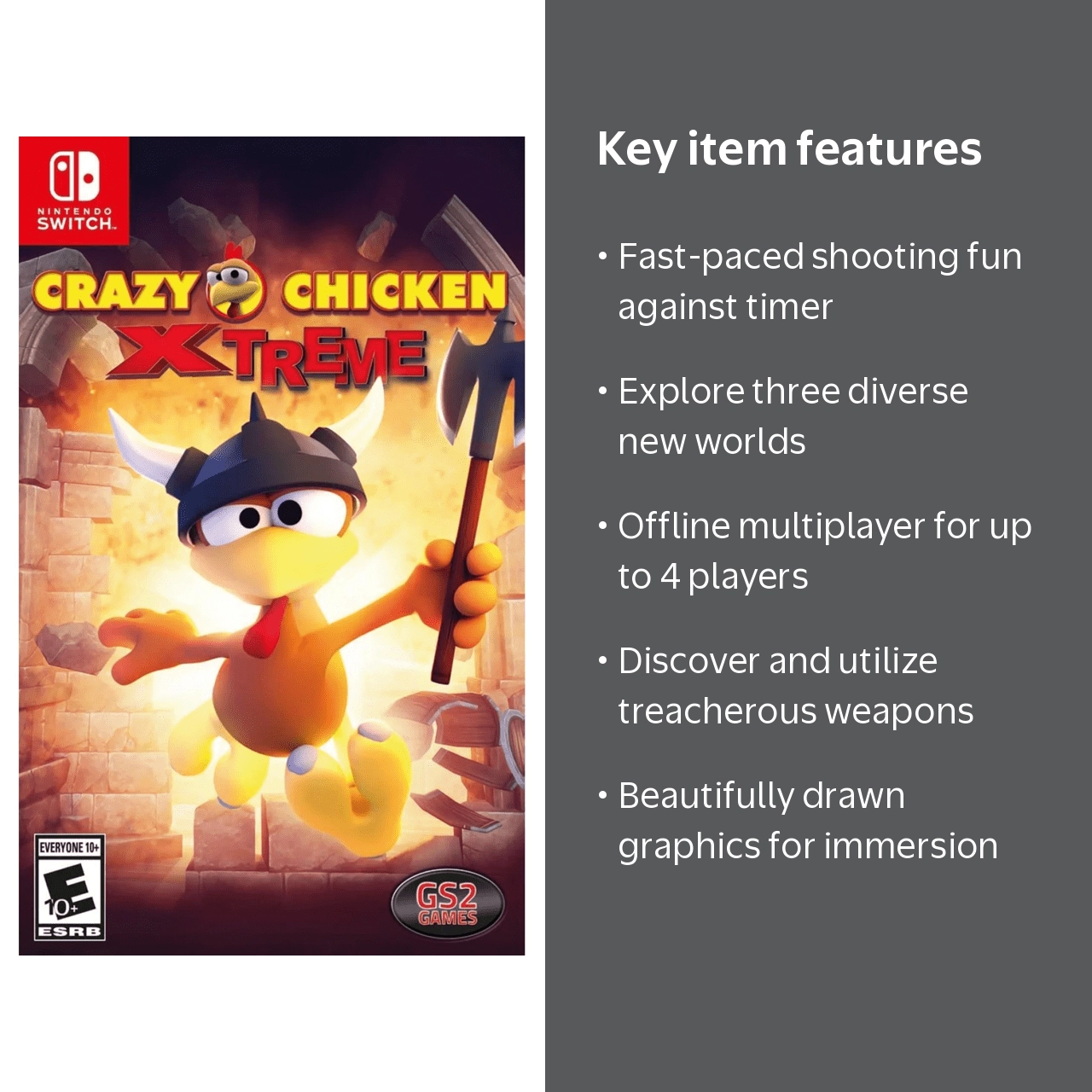 Nintendo Switch Crazy Chicken Extreme - Hunting Game Video