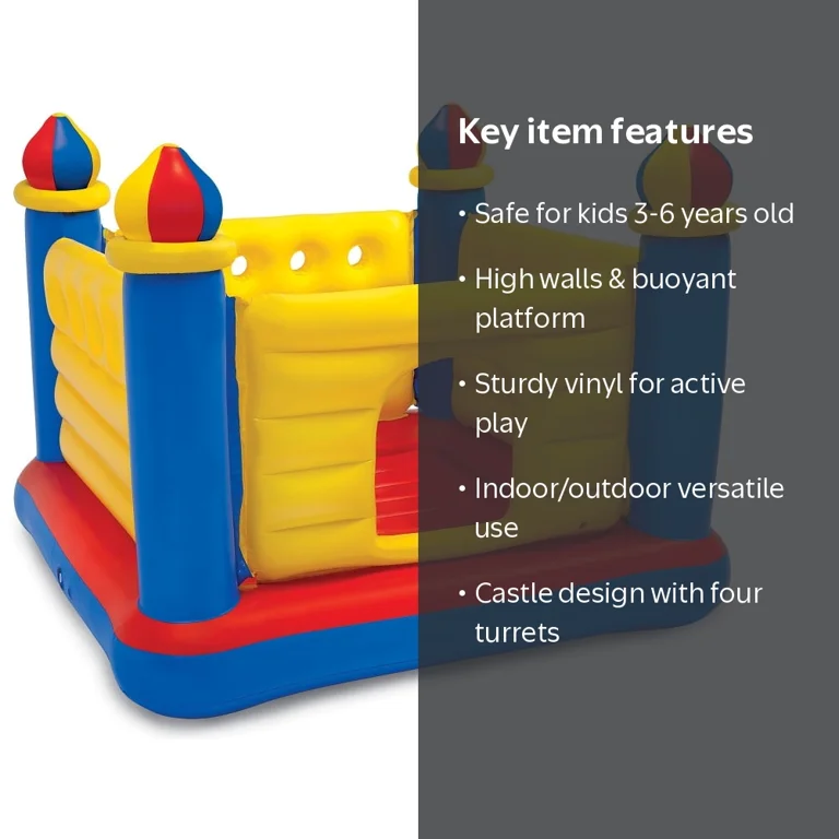 Intex Jump O Lene Castle Inflatable Bouncer, 69