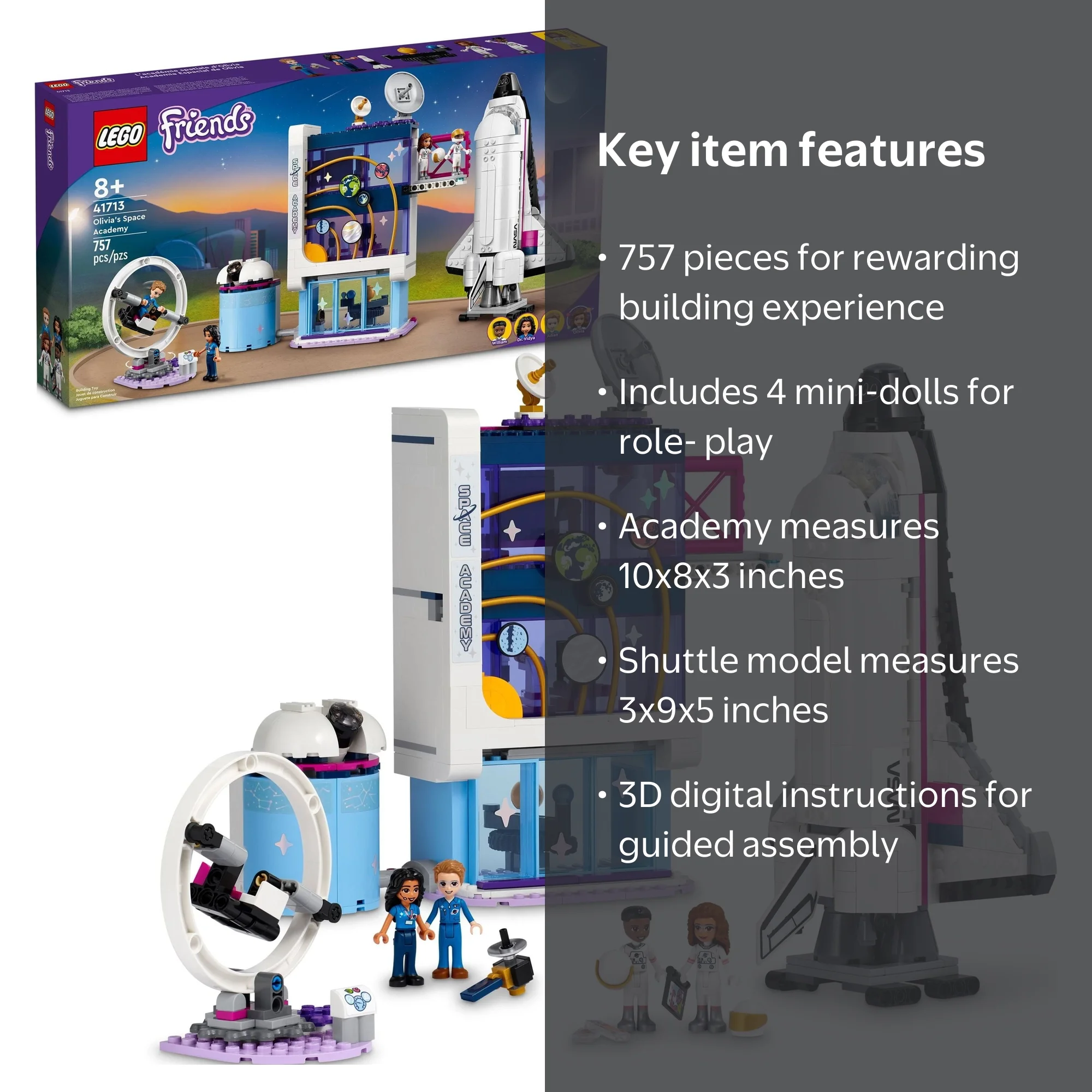 Olivia Space Shuttle Toy - School STEM sets - Walmart Business