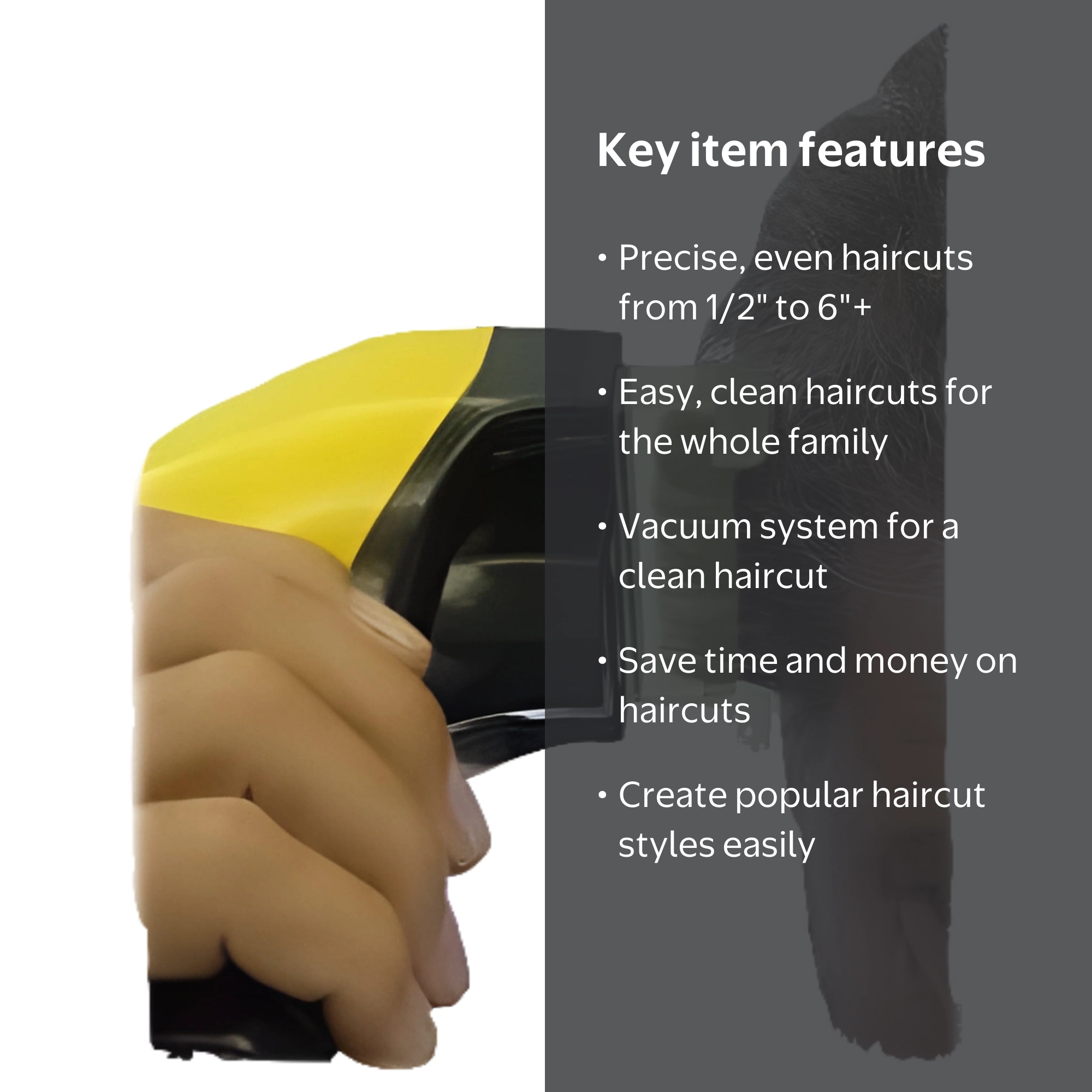 Flowbee Home Haircutting System with Clipper Head, Hose, Vacuum