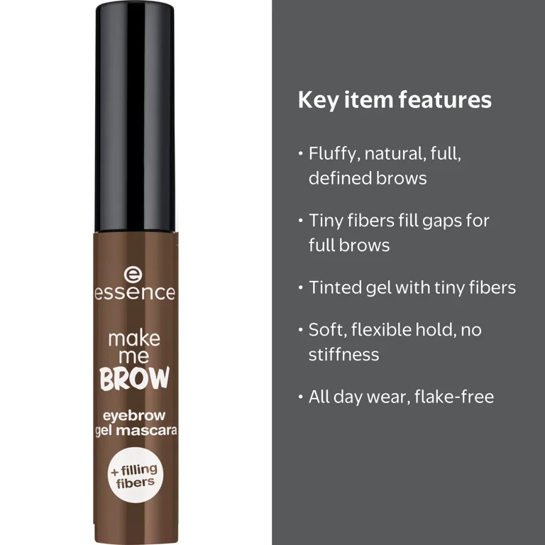essence Make Me Brow Eyebrow Gel Mascara, 05 Chocolaty Brows