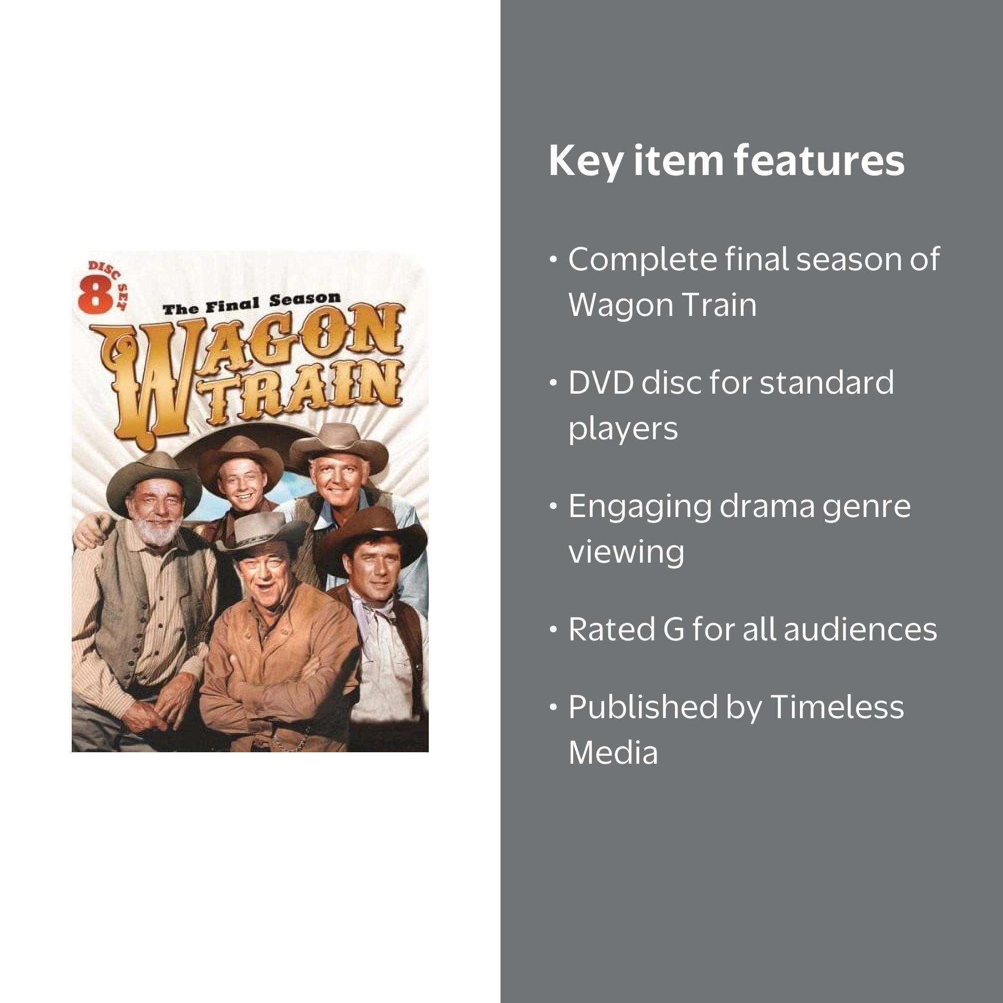 Wagon Train: The Complete Season Eight (The Final Season) (DVD