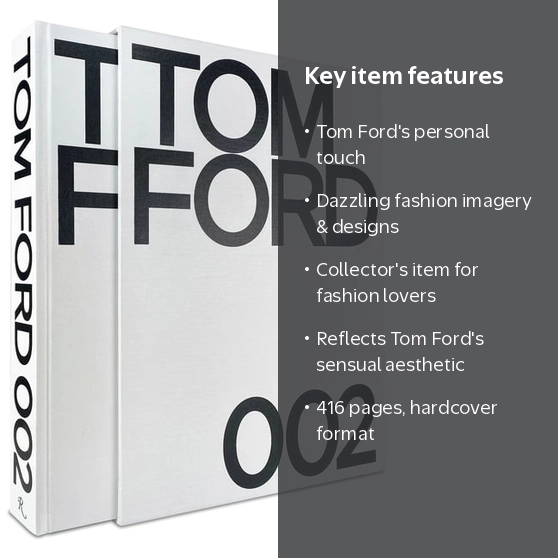 Tom Ford, Hardcover Book, 002, Visual Fashion Portfolio - Walmart.com