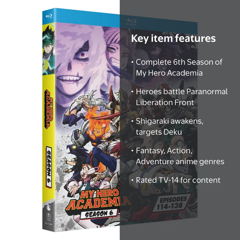 My Hero Academia Complete 6th Season (Blu-ray) Crunchyroll, Action