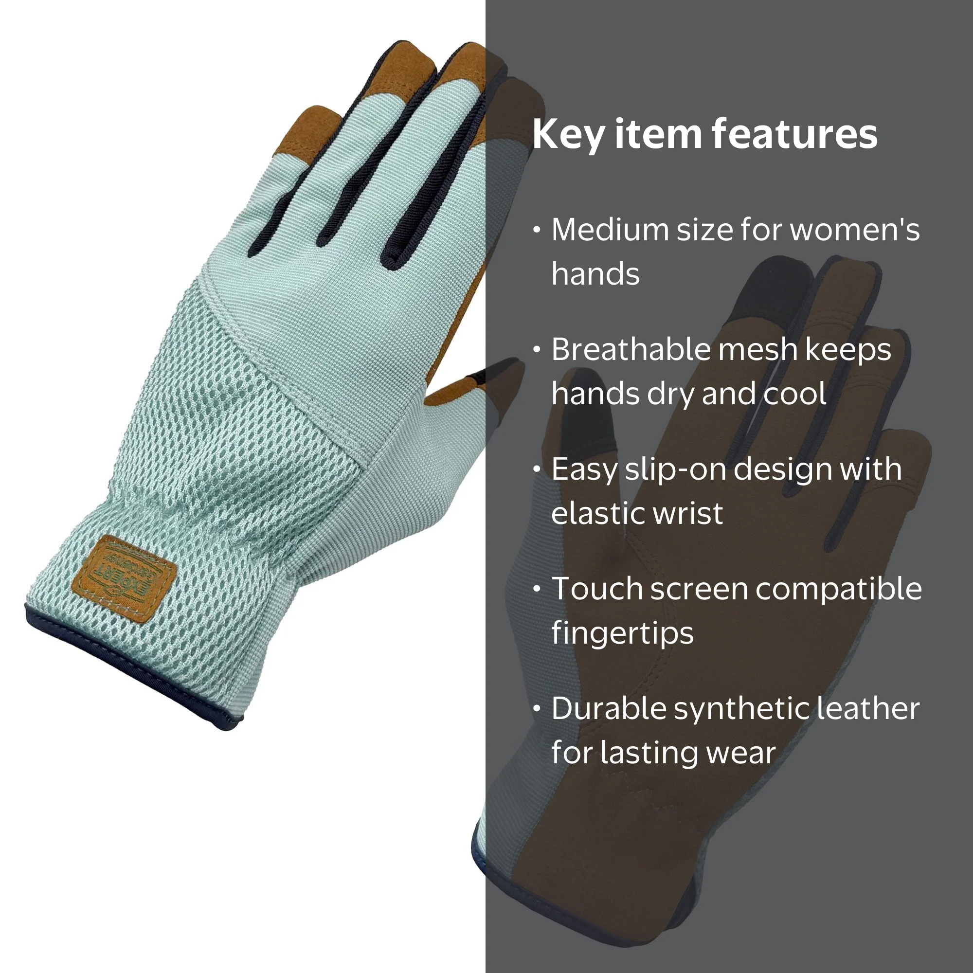 Expert Gardener Womens Breathable SlipOn Synthetic Leather