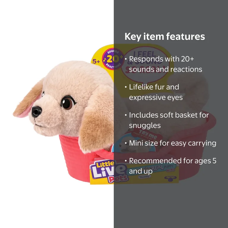 Little Live Pets My Really Real Puppy Minis, Buddy the Retriever