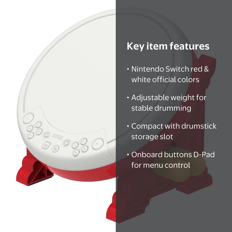Nintendo Switch - たっちっちー Free Shipping! HORI Taiko no Tatsujin Drum Controller for Nintendo