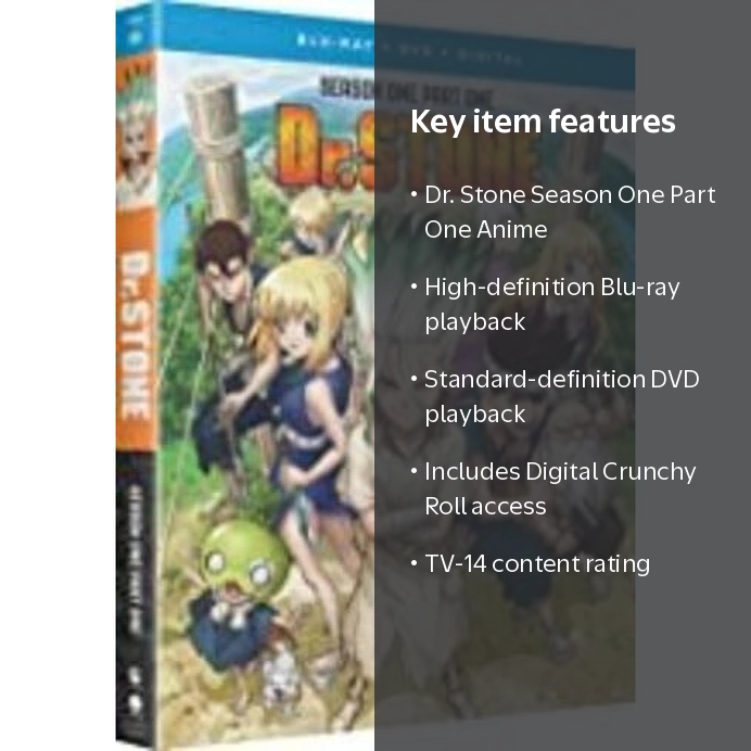 Dr. Stone: The Complete First Season, V1 (Blu-ray + DVD + Fun