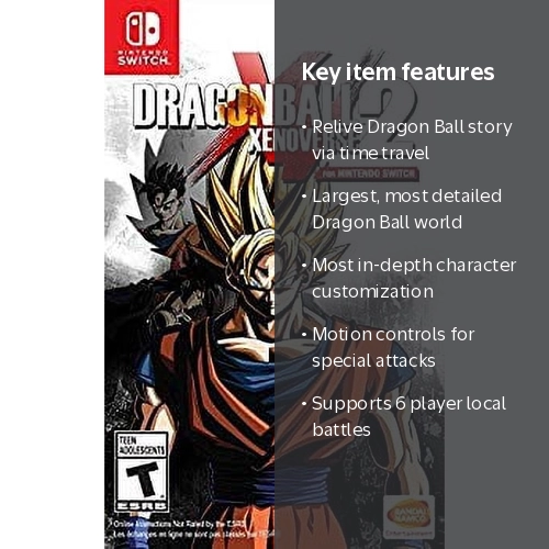 Dragon Ball Xenoverse 2, Bandai/Namco, Nintendo Switch