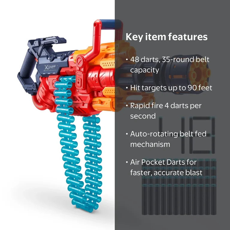 XSHOT Excel Crusher Blaster (48 Darts) by ZURU - Walmart.com