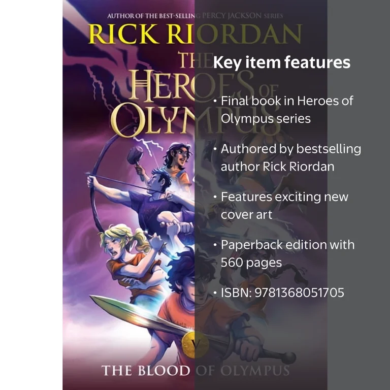 Rick Riordan, Book, Blood of Olympus, Book 5: Heroes of Olympus
