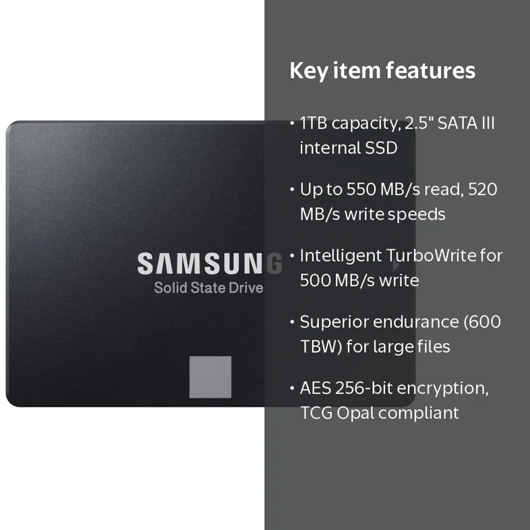 SAMSUNG 1TB 860 EVO-Series 2.5