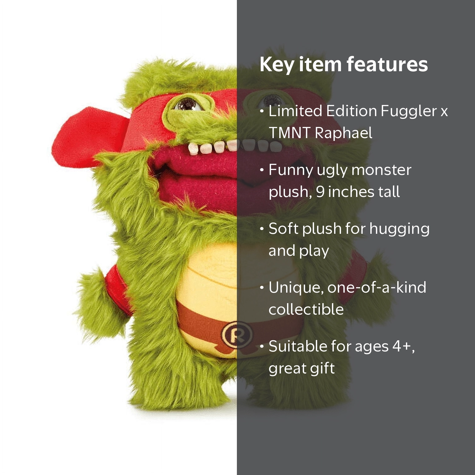 SHANSUI Fuggler x Teenage Mutant Ninja Turtles Stuffed Animals, 9