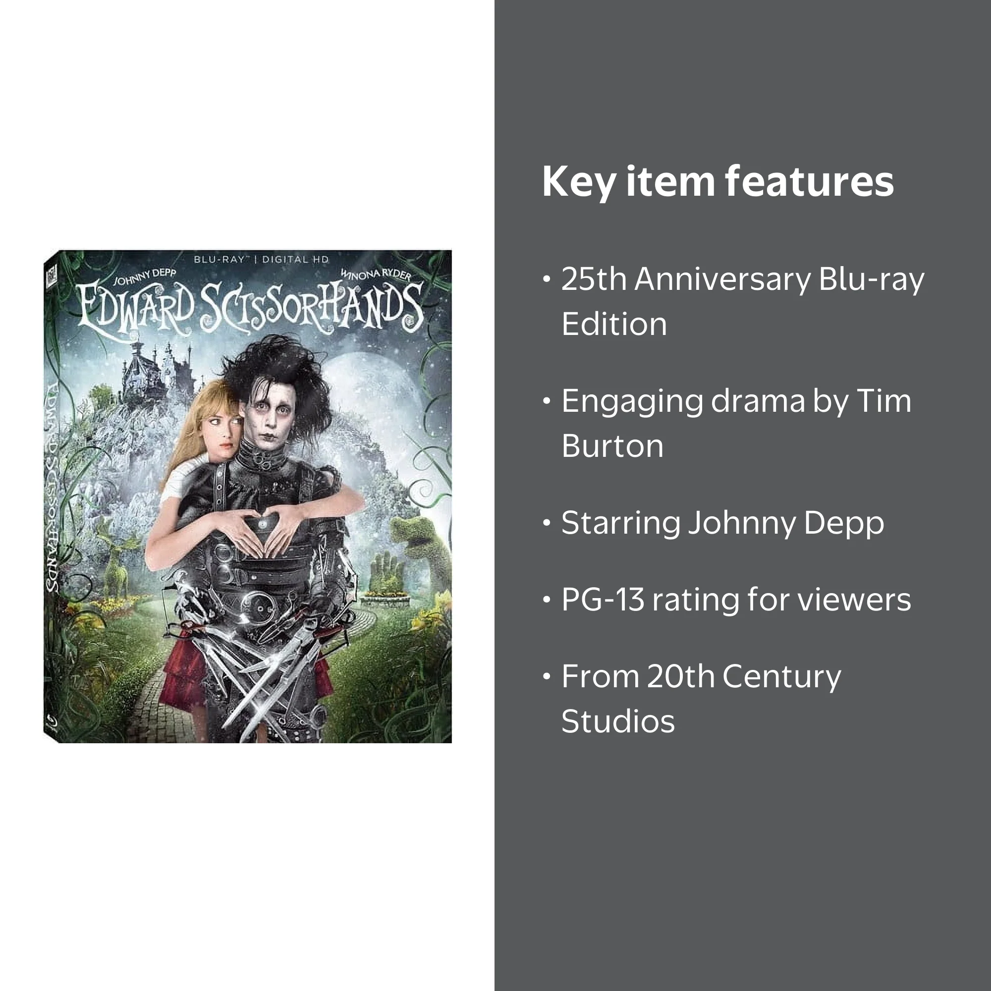 Edward Scissorhands: 25th Anniversary (Blu-ray), 20th Century
