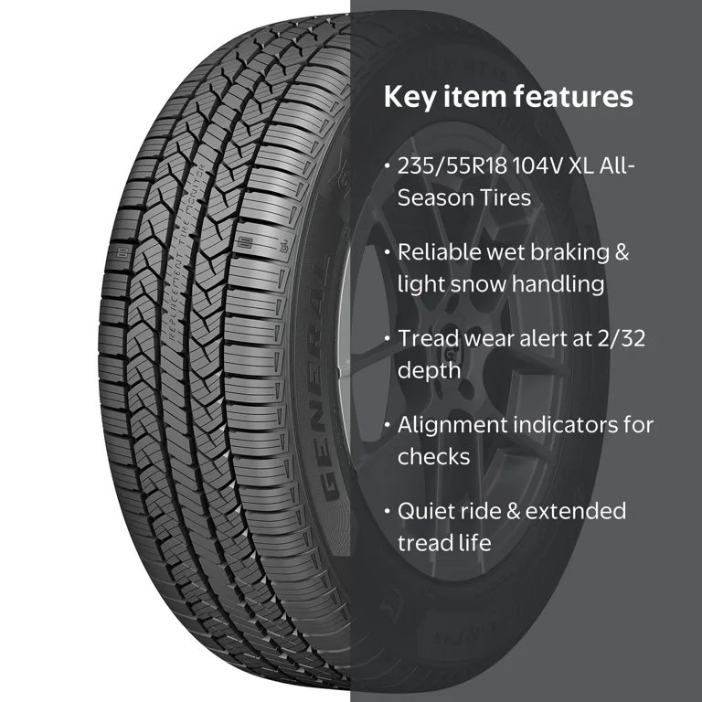 General AltiMAX RT45 All Season 235/55R18 104V XL Passenger Tire