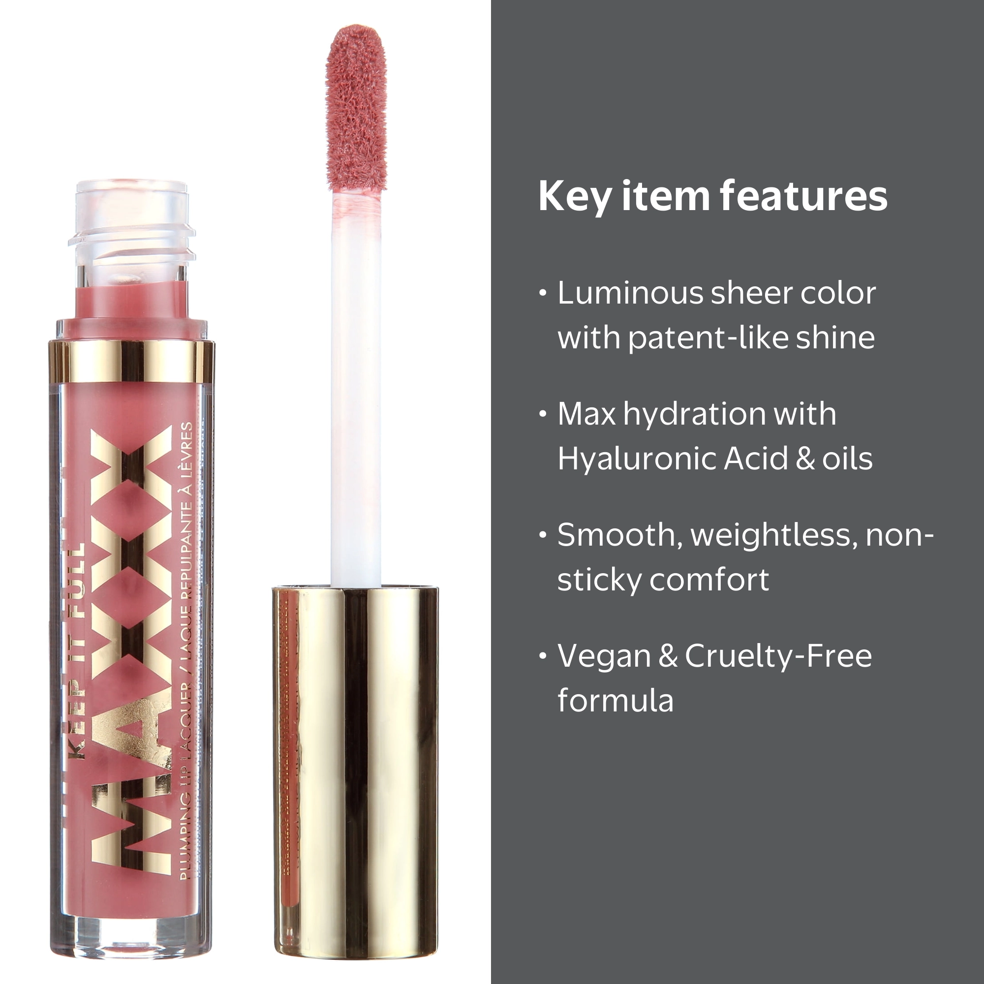 Milani Keep It Full Maxxx Lip Plumper Gloss, First Kiss - Walmart.com