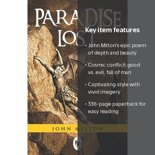 John Milton, Paradise Lost, ISBN 9788175993242, Paperback