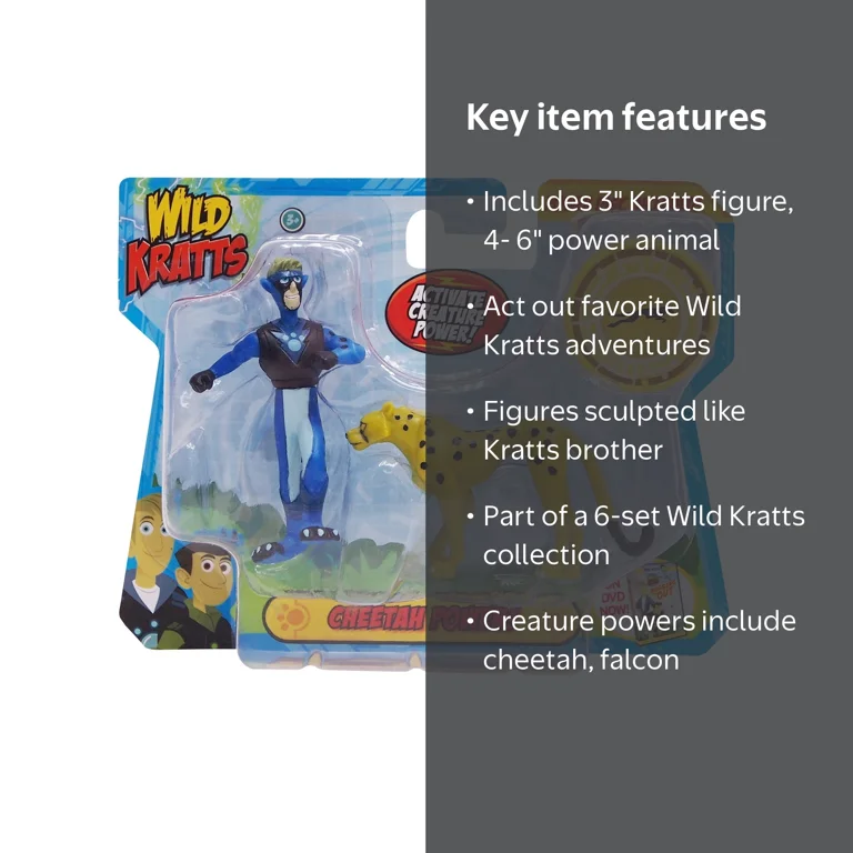 Wild Kratts Nile Crocodile Power Figure 2-Pack - Walmart.com