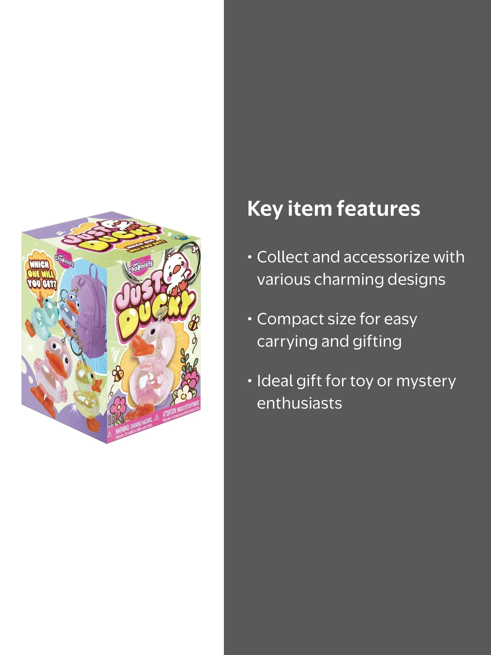 Charmlets Just Ducky Mystery Pack [1 RANDOM Keychain] - Walmart.com