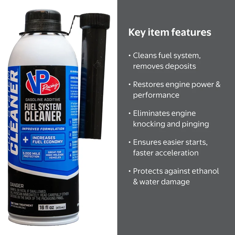 6 pack) VP Racing 2805 Fuel System Cleaner - 16 Ounce - 1 Pound