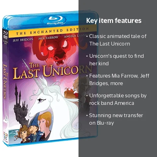 Universal Studios The Last Unicorn [Enchanted Edition], Blu-ray