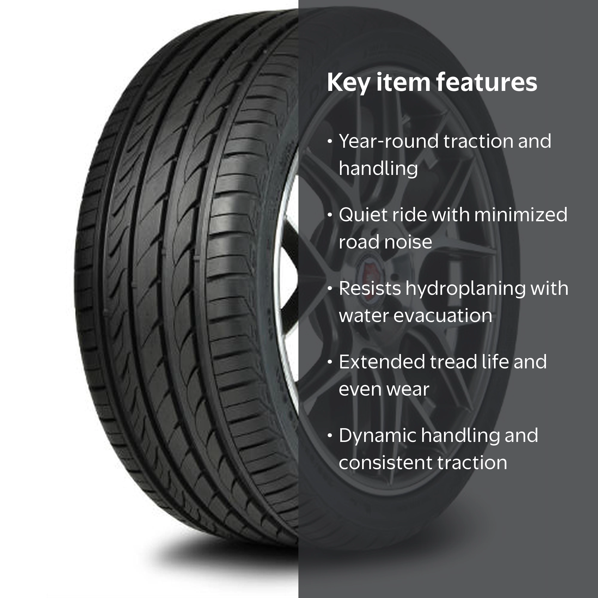 Delinte DH2 All Season 225/45ZR18 95W XL Passenger Tire - Walmart.com