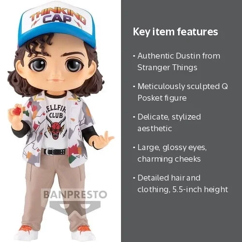 BanPresto Stranger Things Q posket Dustin Vol. 2, 5.5