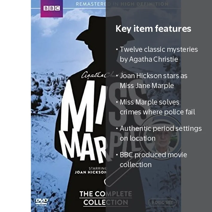BBC Warner's Agatha Christie's Miss Marple: Complete Mystery Box