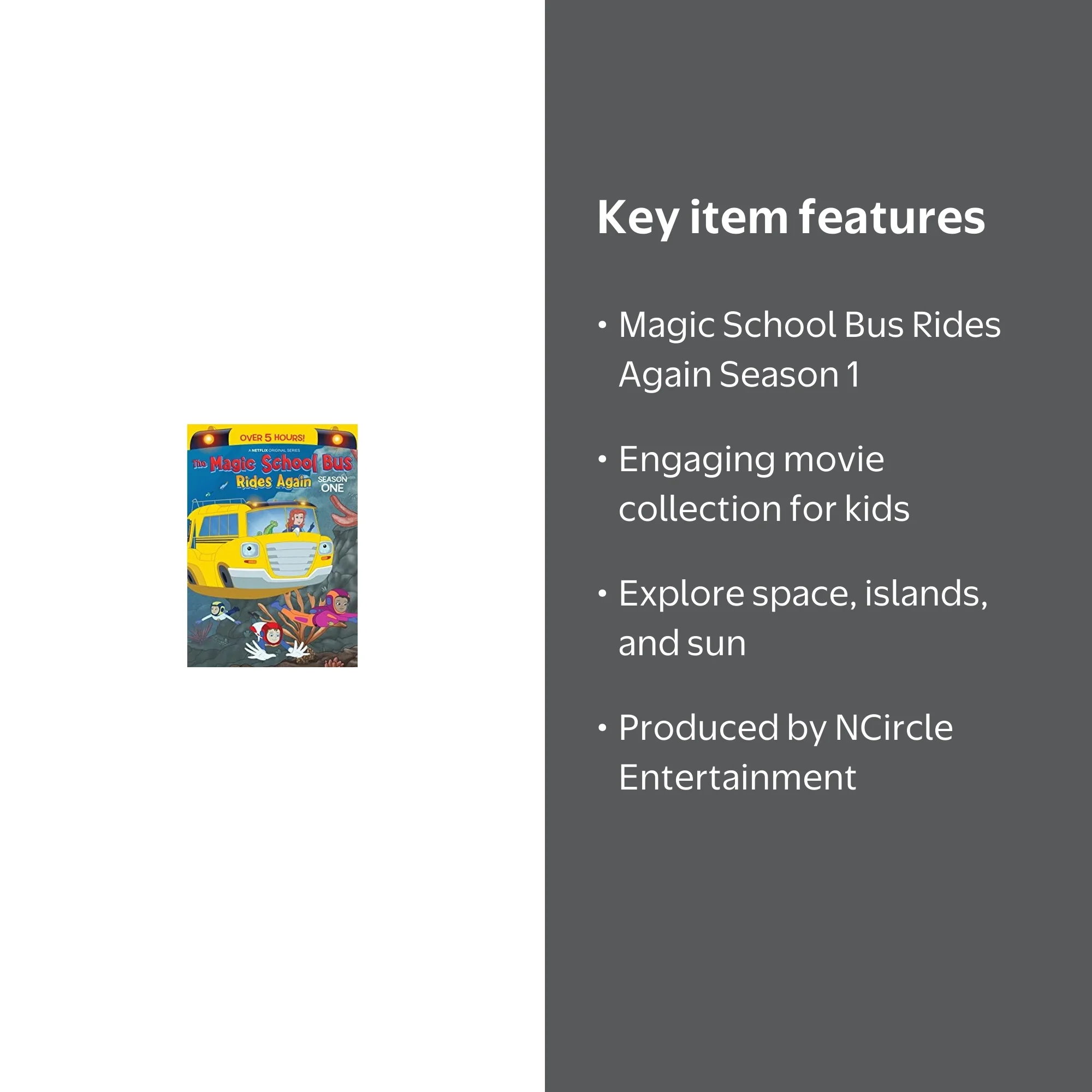 NCircle, Magic School Bus DVD Series, Season 1, Science Space