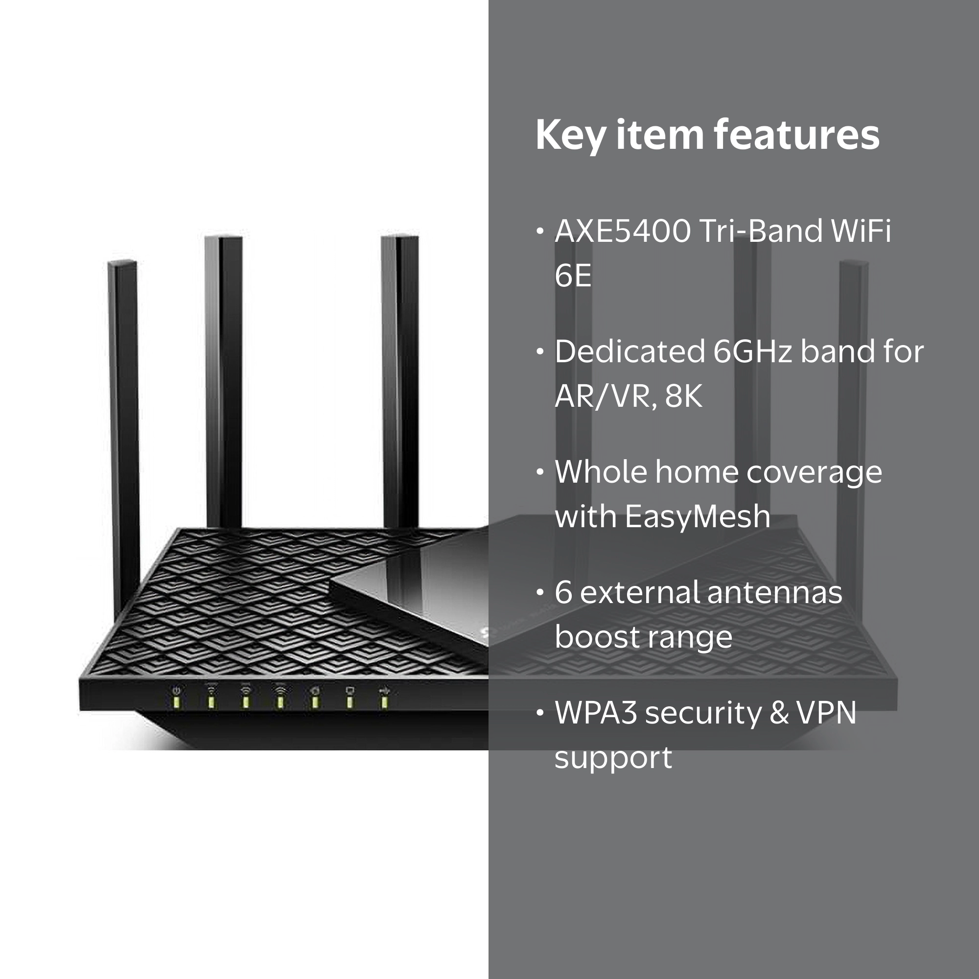 TP-Link Wi-Fi 6E ルーター Archer AXE75 Archer AX75 | AX5400 Tri-Band Wi-Fi 6 Router | TP-Link
