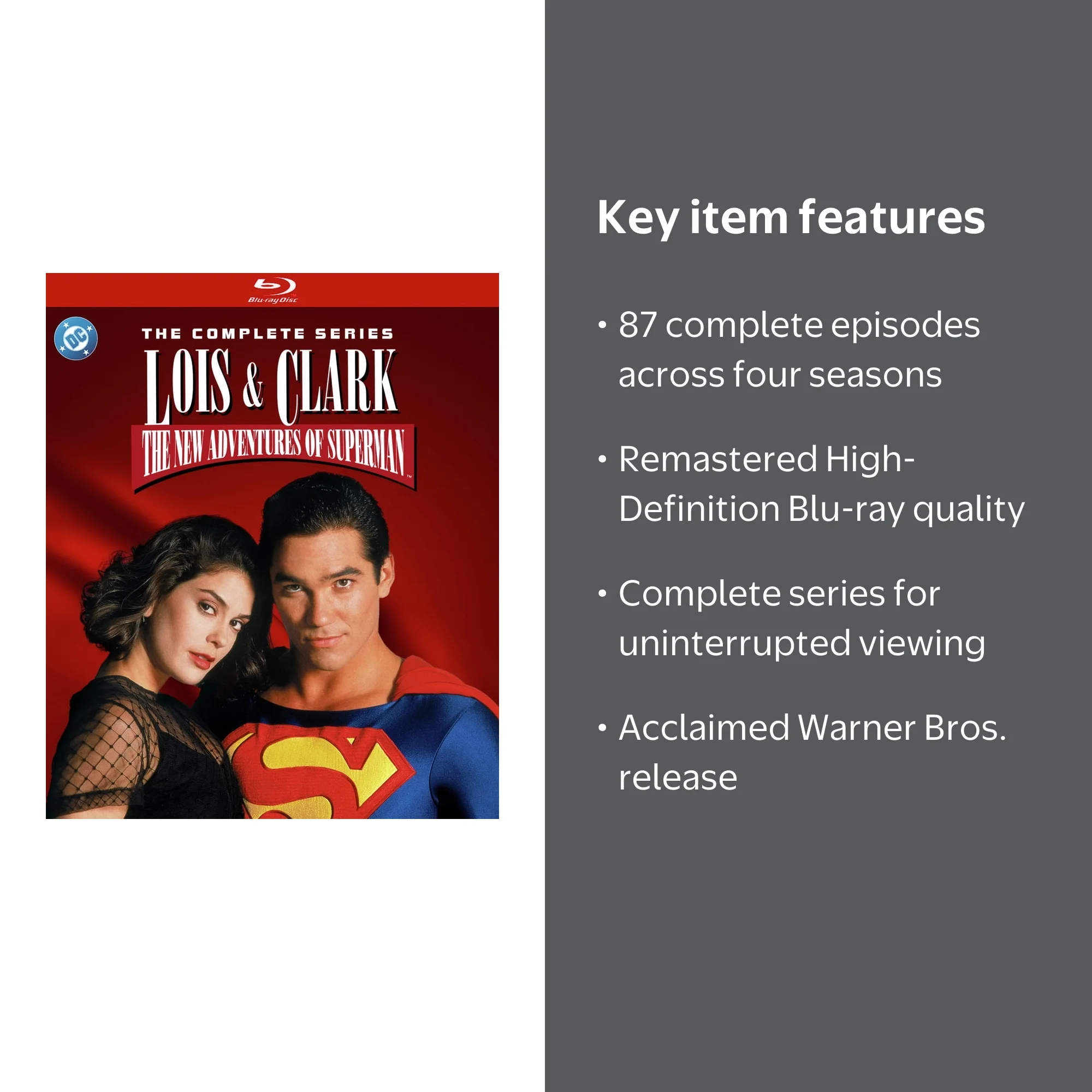 「LOIS&CLARK/新スーパーマン」正規品DVD全巻セット Lois & Clark - The New Adventures of Superman: The Complete Series