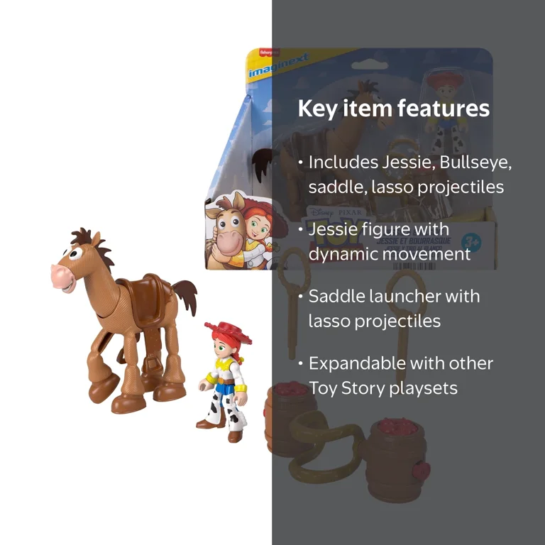 Disney Pixar Toy Story, Play Set, Jessie & Bullseye with