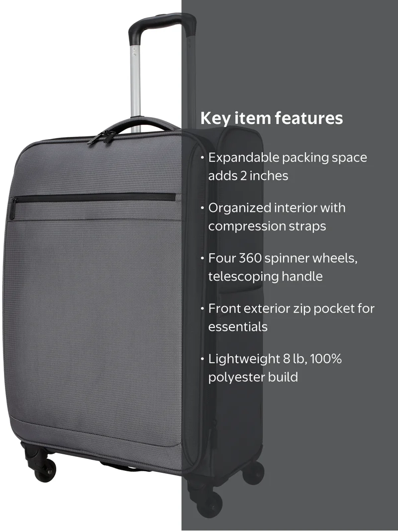 PEdALED サイクリングジャージ バーガンディ×グレー XS Free Shipping! Protege Softside Upright Luggage 26 Inch Expandable