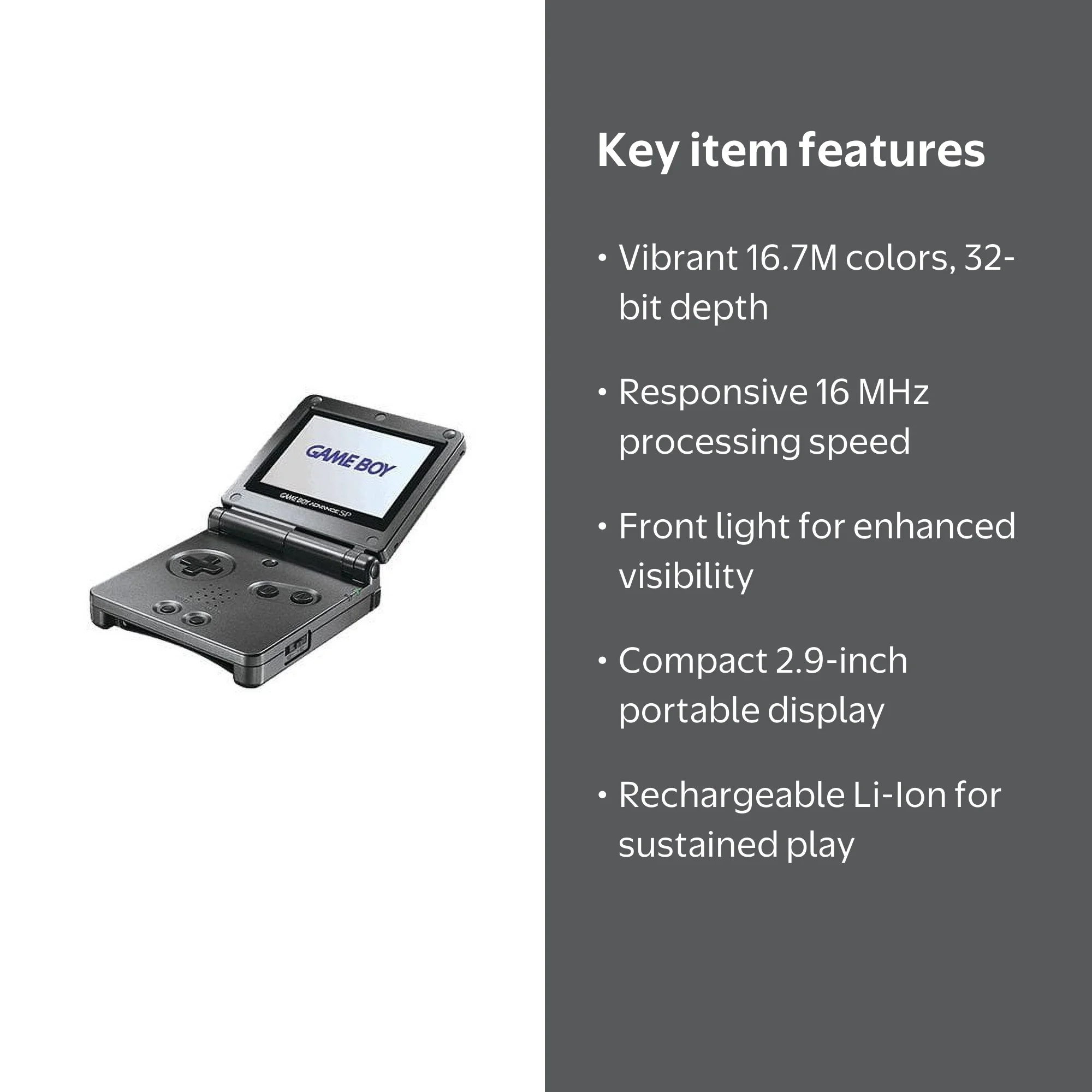 Nintendo Game Boy Advance SP Portable Gaming Consoles - Walmart.com