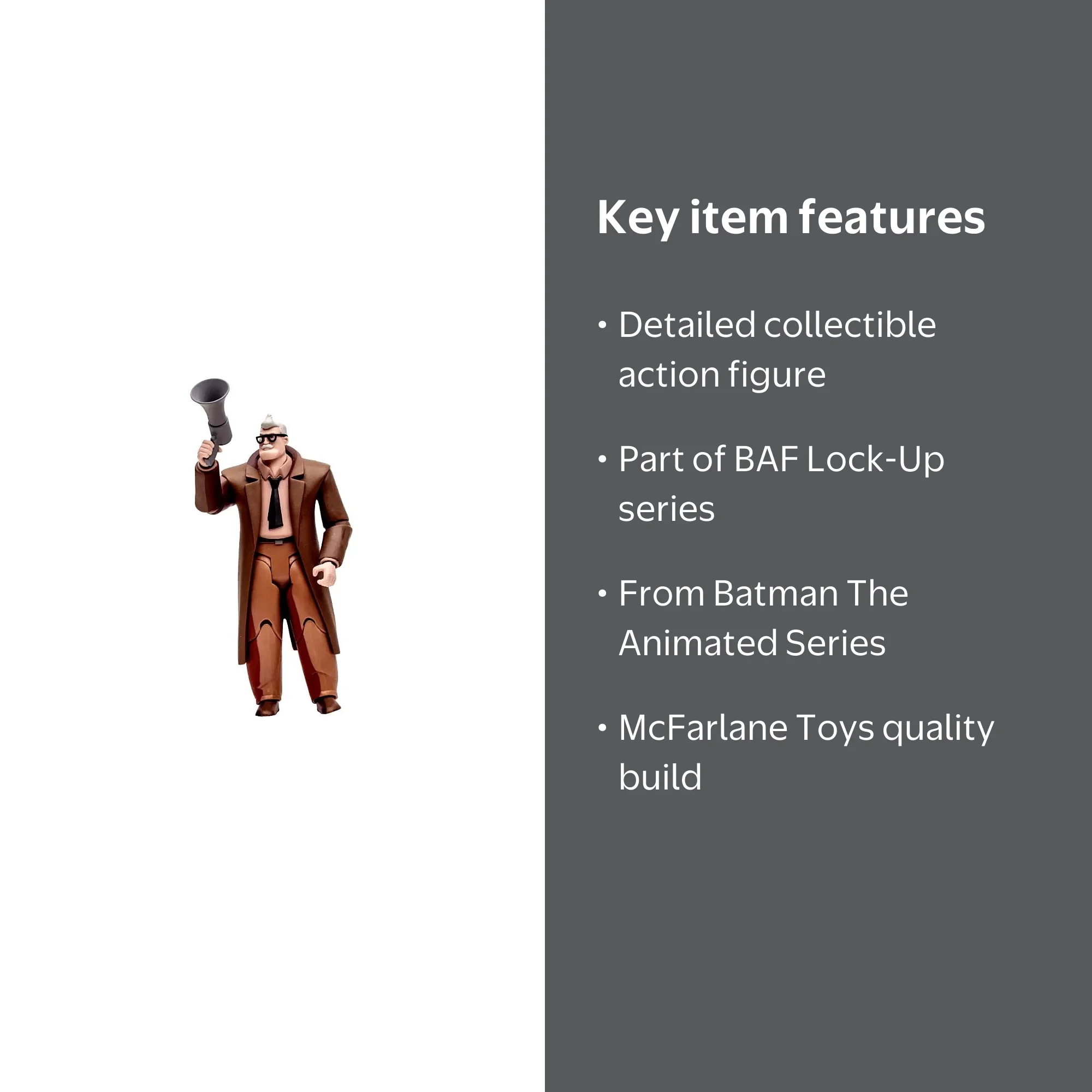 McFarlane Toys, DC Action Figure, 7 Inch, James Gordon - Walmart.com