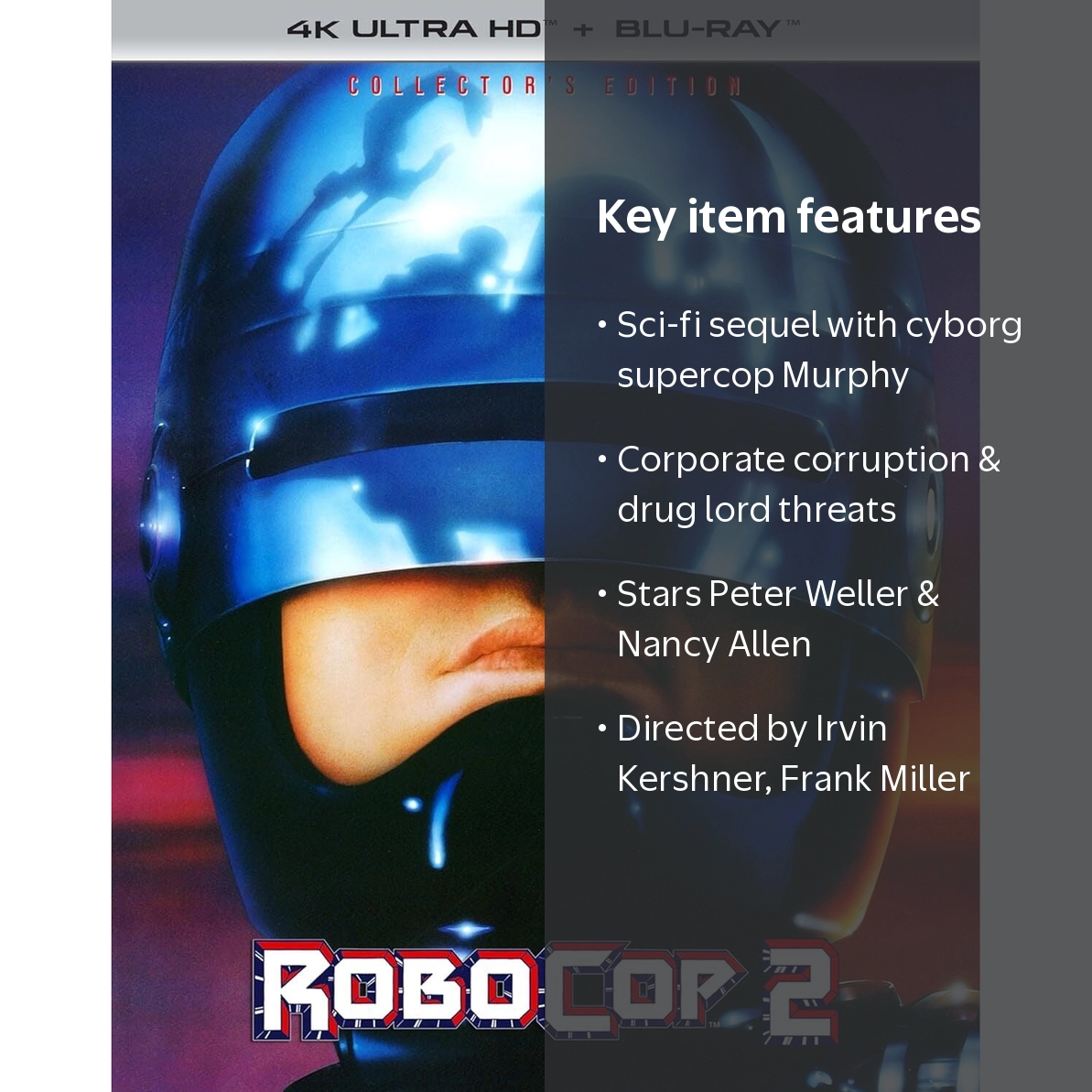 RoboCop 2 (Collector's Edition) - Walmart.com