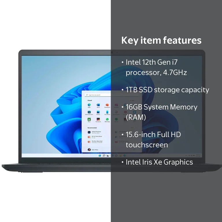 Dell - Inspiron 15 (3520) Touch Laptop - Intel Core i7 processor