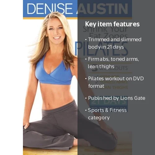 Shrink Your Fat Zones Pilates (DVD), Lions Gate, Sports & Fitness Shrink Your Fat Zones Pilates (DVD), Lions Gate, Sports & Fitness